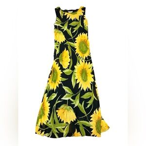 STUNNING Vintage Ronni Nicole Sunflower Dress Size 12